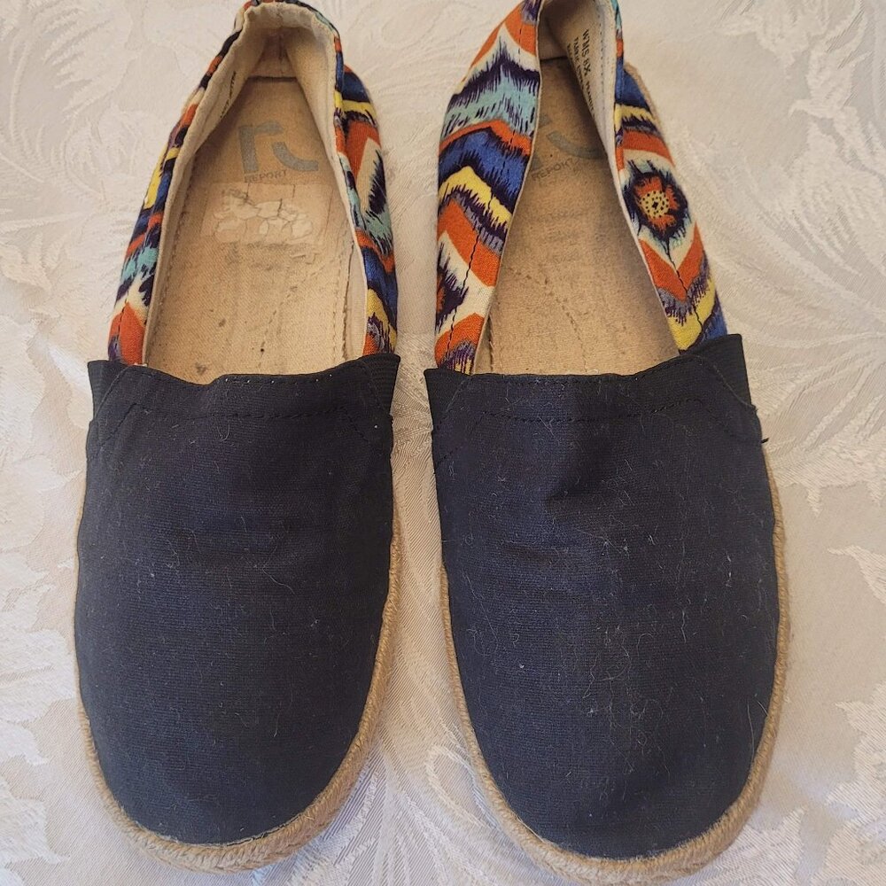 Report Black with Multi Flats